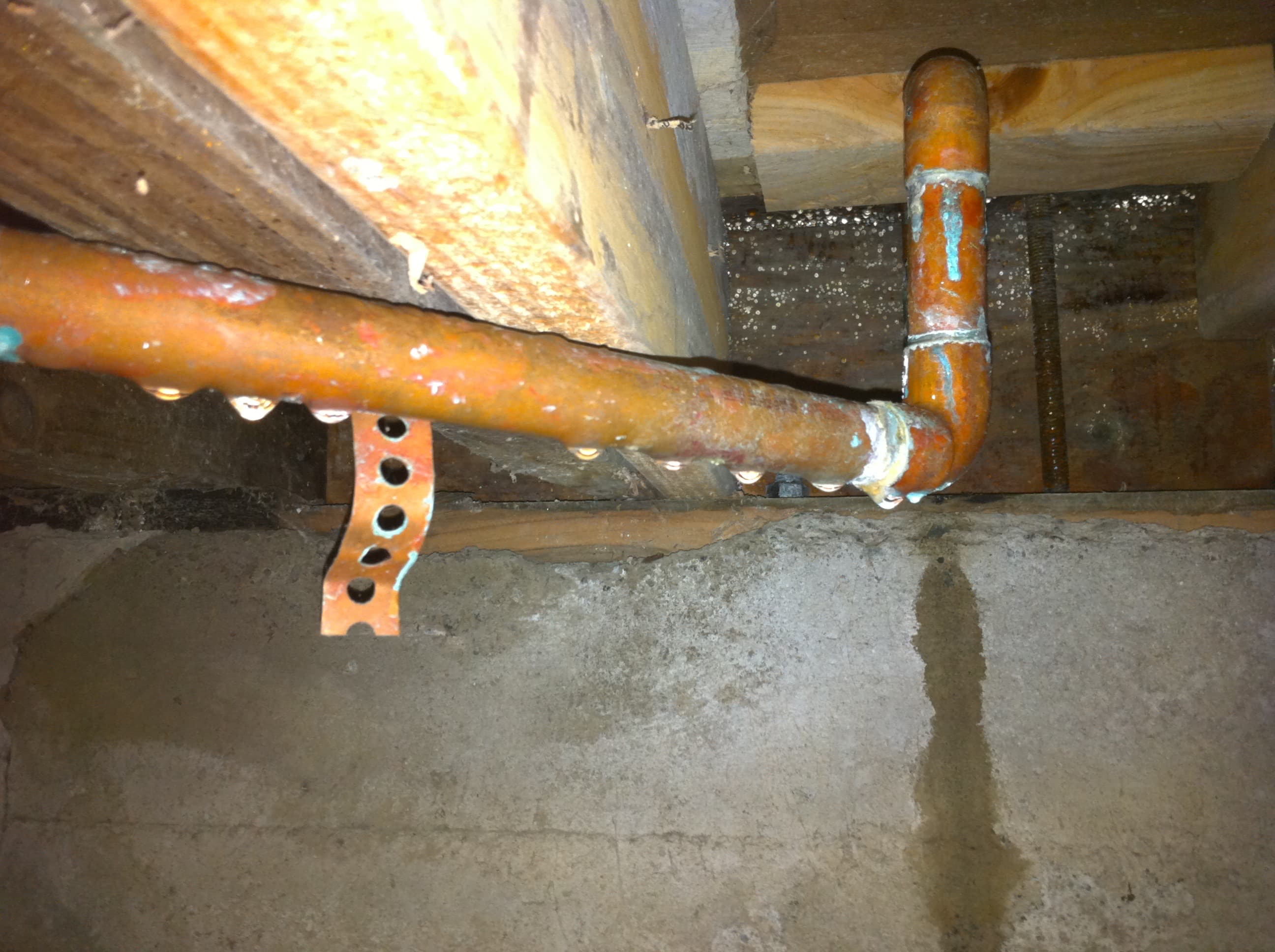 Water damage requiring certified restoration